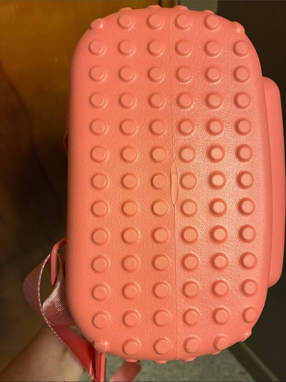 SIMPLY SOUTHERN. Hard shell pink Mini Backpack. Ventilation holes. NWOT
